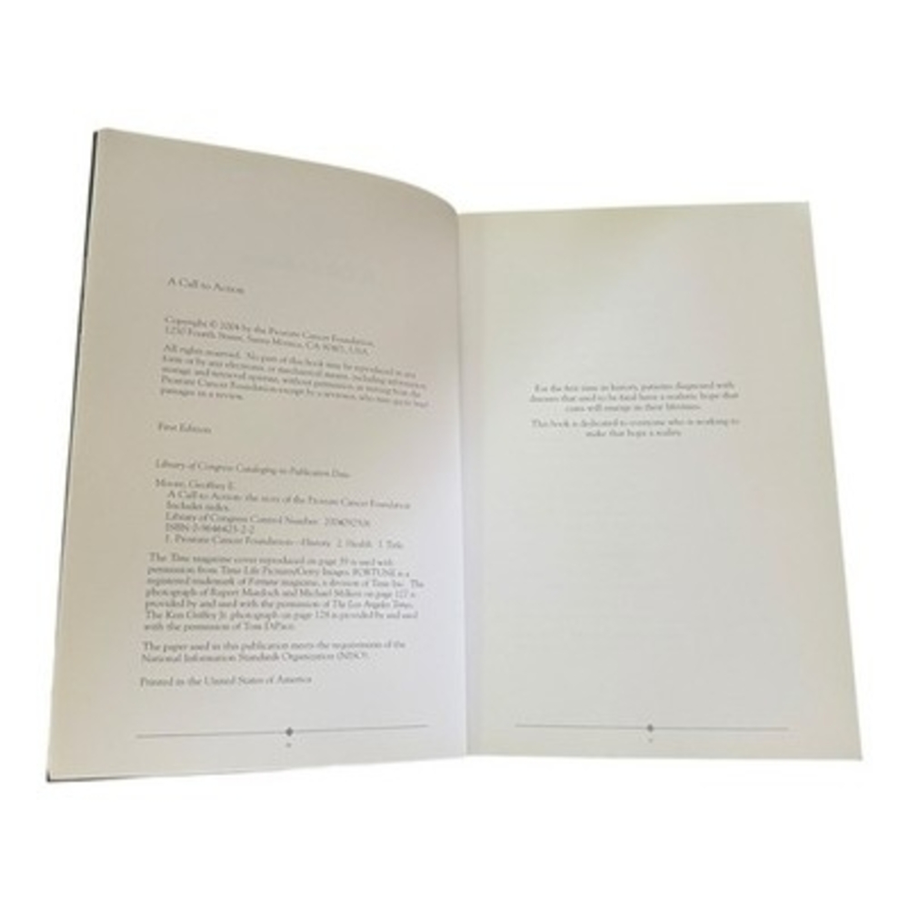 A Call to Action by Geoffrey E. Moore Prostate Cancer Foundation 2004 1st PB - Picture 3 of 4